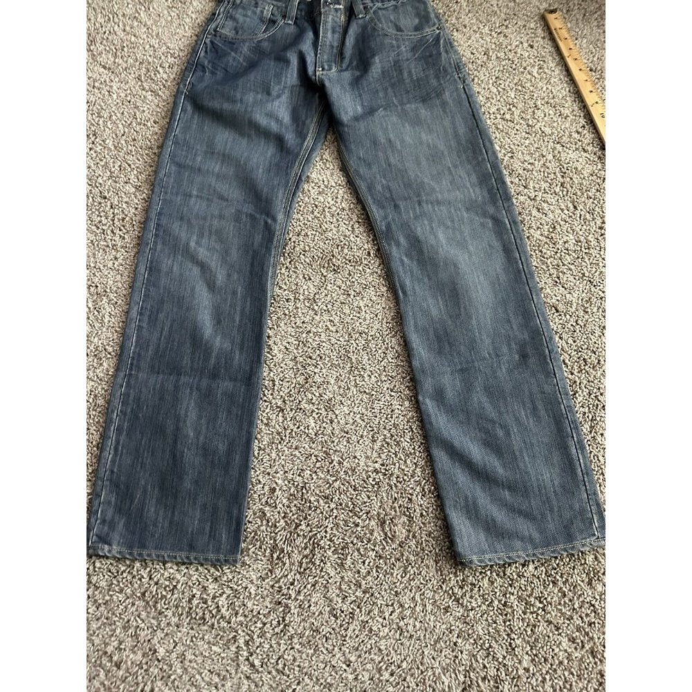 Levis 514 Jeans 32x32 Blue Straight Leg Denim Pants Mid Rise Pants - Picture 3 of 8